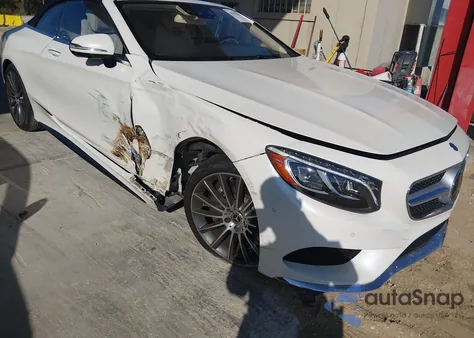 2017 Mercedes-Benz S 550 z USA, uszkodzony, nr VIN WDDXK8CB6HA031186